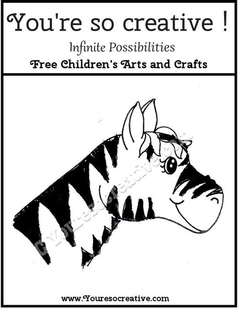 zebra zebra craft craft projects  kids craft projects