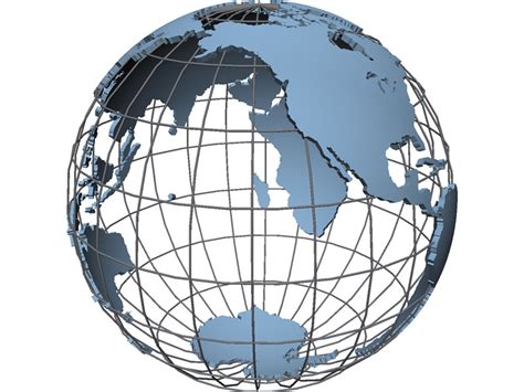 globe map 3d model download 3d cad browser clipart best clipart best