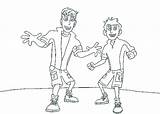 Coloring Kratt Brothers Pages Getcolorings Wild Kratts sketch template