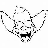 Simpsons Krusty Clown Drawing Crazy Drawings Easy Trippy Cartoon Sticker Getdrawings Tattoos Pencil Choose Board sketch template