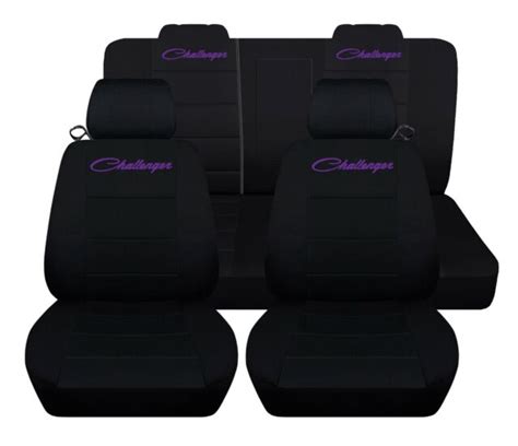car seat covers 2018 dodge challenger sxt black front and rear