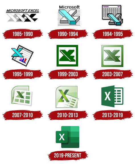 excel logo symbol meaning history png brand