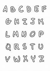 Alphabet Coloring Kids Pages Simple Style Printable Letters Print Letter Justcolor Bubble Color Fonts Do Handwriting Lettering Calligraphy sketch template