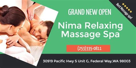 nima relaxing massage spa    pacific hwy  federal