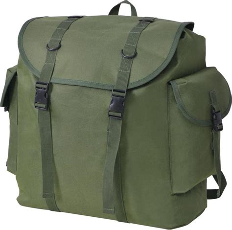 backpack rugzak groen  militaire leger tas plunjezak sporttas plunje rugzak bolcom