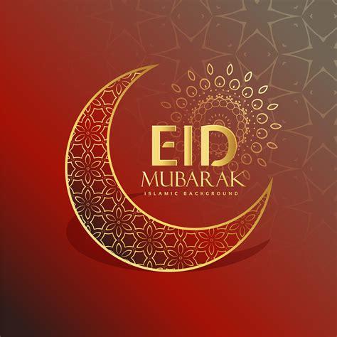beautiful eid festival greeting card design   vector art