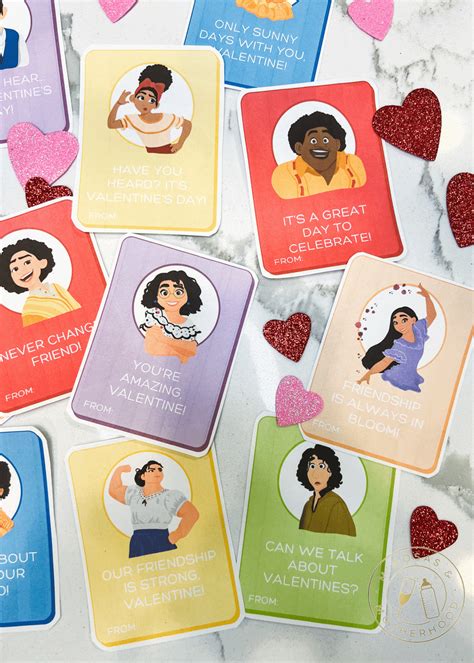 printable encanto valentines day cards mimosas motherhood