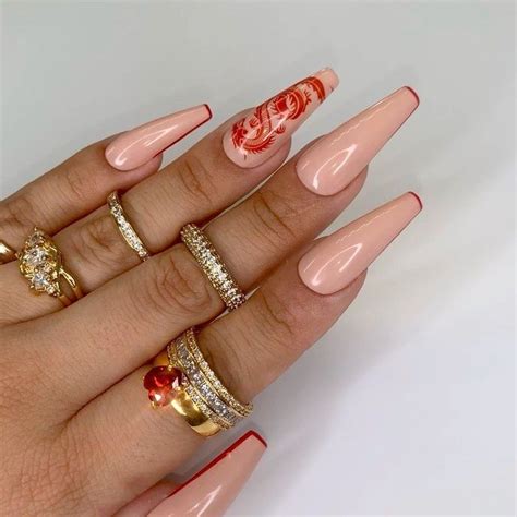 luxury press  nails  instagram dragon lady dragon decals