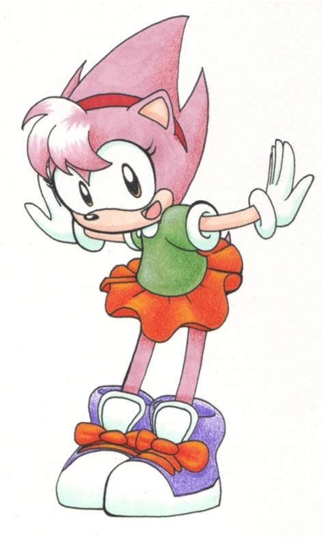 classic amy rose by katchijoy on deviantart