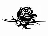Rose Tribal Tattoo Tattoos Tattootribes Roses Designs Characters Tribais Rosas Rosa Tatuagens Custom Desenhos Tag Background Transparent Fabulosas Kat Salvo sketch template