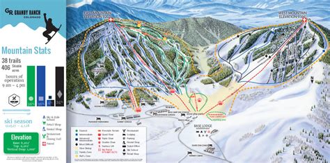 ski granby ranch trail map liftopia