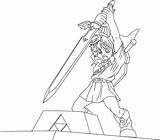 Coloring Zelda Pages Link Printable Popular sketch template
