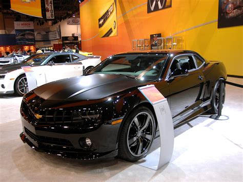 chevrolet camaro black concept  binaiah cars
