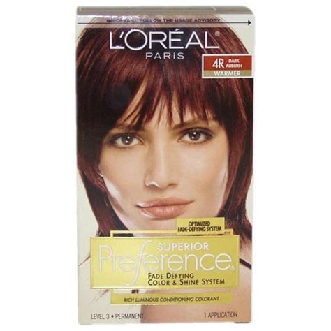 Shop L Oreal Superior Preference Dark Auburn 4r Hair Color Free