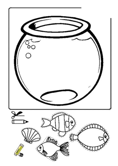 printable activity pages  kids okul oencesi akvaryum okul