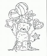 Teddy Bear Templates Tatty Colouring Coloring Clipart Pages Printable Popular Library sketch template