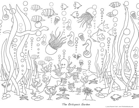 ocean coloring page coloring home