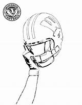 Football Coloring Helmet Wisconsin Pages Badger Badgers Helmets Drawings Clipart Printable Cliparts Drawing Player Library Bucky Color American Activities Getdrawings sketch template