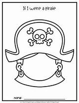 Pirate Preschool Face Crafts Blank Activities Kids Theme Piraten Coloring Self Printable Template Craft Worksheets Portraits Hat Pirates Sheets Pages sketch template