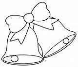 Bells Christmas Coloring Pages Print sketch template