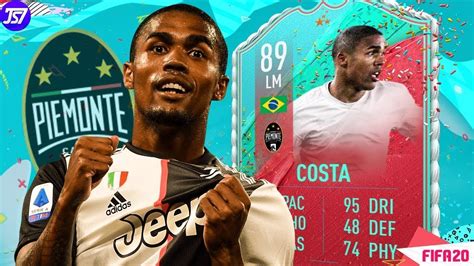 douglas costa  rated fut birthday card review  fifa  youtube