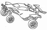 Rocket League Coloring Pages Template sketch template