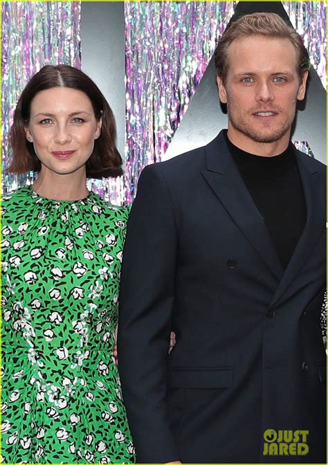 Sam Heughan And Caitriona Balfe Promote Outlander At Starz