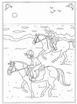 Kleurplaat Manege Conni Reiterhof Reitschule Paarden Pferde Animaatjes Ausmalen Paard Malvorlagen Gemerkt sketch template