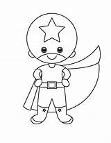 Superhero Super Drawing Hero Kid Kids Coloring Draw Theme Heros Superheroes Pages Drawings Girl Clipart Clip Teachers Board Classroom Signs sketch template
