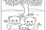 Teddy Bear Picnic Colouring Print Fun Kids Instant Colour Printable Color Tsgos sketch template
