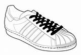 Shoes Drawing Tennis Adidas Coloring Sketch Pages Template Getdrawings sketch template
