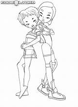 Lyoko Code Coloring Pages Animated Coloringpages1001 Aelita Yumi Fun Kids Categories Gifs sketch template