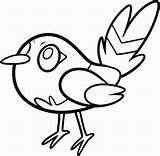 Fletchling Colouring sketch template