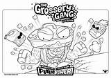 Gang Grossery Coloring Pages Trash Pack Printable Garbage Color Clean Team Print Activity Getcolorings Via Getcoloringpages Shelter sketch template