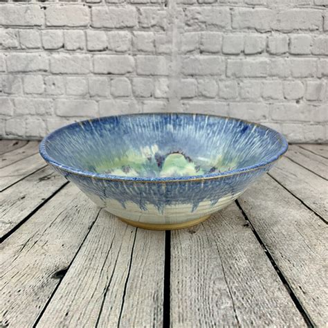 serving bowl flared canterbury pottery