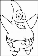 Patrick Coloring Star Pages Spongebob Drawing Online Line Kids Starfish Printable Clipart Colouring Cliparts Clip Bob Tool Happy Cartoon Drawings sketch template