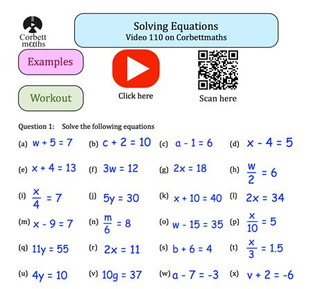 solving equations worksheets explore worksheet