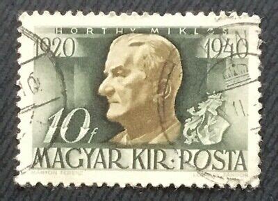 hungary stamps miklos horthy   regent  hungarian filler  ebay