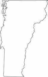 Vermont Outline Clipart Simple Clipground Map sketch template