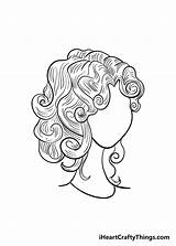 Drawing Iheartcraftythings Curl sketch template