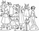 Coloring Pages Dress Doll 1940 Marisole Kids sketch template