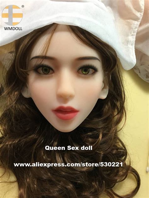 wmdoll top quality love doll heads for sexy doll silicone japanese sex