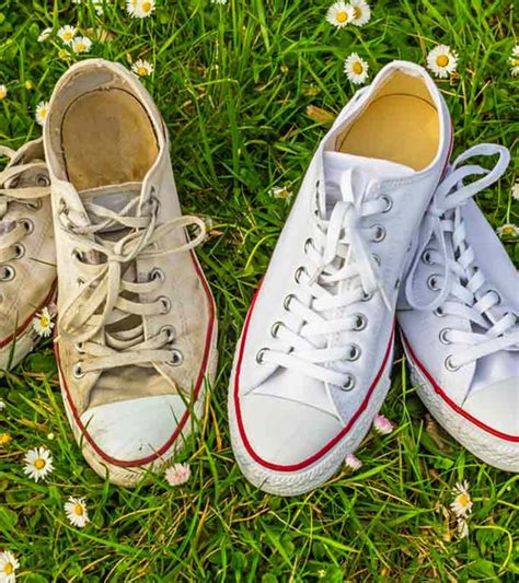 clean white converse shoes    ways