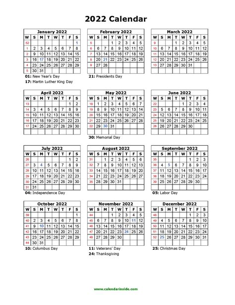 quarterly calendar  printable printable world holiday