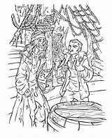 Pirates Caribbean Coloring Pages sketch template