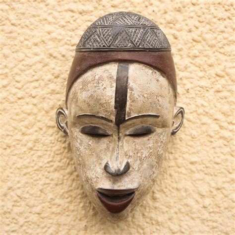 congo style african wood mask congo legend novica