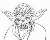 Yoda Coloring Pages Printable Dia Wars Star Los Simple Pattern Color Print Sheets Wenchkin Yucca Muertos Comments Coloringhome Top sketch template