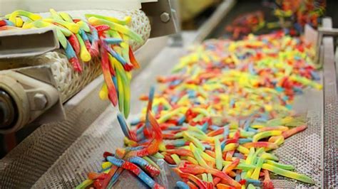 How It S Made Sour Gummy Worms Youtube