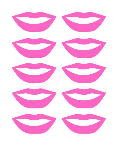mouth template printable