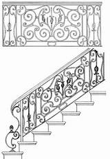 Stair Railing sketch template